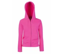 Придбати - жіночу толстовку  Толстовка Fruit of the Loom Premium hooded sweat XS Малиновий (062118057XS)