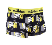 Придбати - чоловічі труси  Труси-боксери ILLUMINATION Minions Minion Don'T Give Cube 1-pack black/yellow — 30890353-1 L Чорний/Жовтий