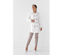 Придбати - жіночий плащ  Тренч SL-FASHION 503.2 48 Молочний (SLF-503.2-4)