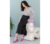 Придбати - жіночу сумку  Жіноча шкіряна сумка Molly лавандова The Wings