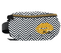 Придбати - жіночу сумку  Сумка на пояс Paso Чорний з білим (BALP-510)