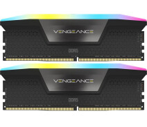Придбати - оперативну пам'ять  Модуль пам'яті Corsair DDR5 32GB (2x16) VENGEANCE RGB 6000MHz DIMM XMP 3.0 Black (CMH32GX5M2B6000C30)