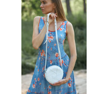 Придбати - жіночу сумку  Шкіряна жіноча сумка Бон-Бон біла BlankNote