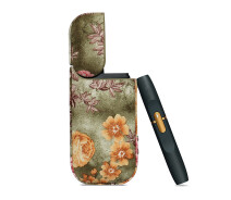 Придбати - аксессуар для электронных сигарет  Чохол BlackPink Екошкіра Flower для iQos 2.4/Plus, Зелений