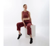 Придбати - жіночий спортивний топ  Жіночий Топ New Balance Shape Shield Crop Bra Бордовий XS (7dWB21110WAD XS)