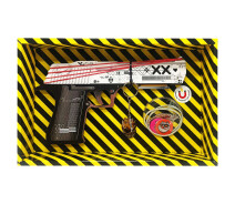 Придбати - іграшкову зброю  Зібрана модель Резиностріл "DESERT EAGLE STREAM" Сувенір-Декор DE-ST