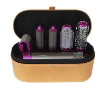 Придбати - стайлер  Мультистайлер для волосся RIAS Hot Air Styler 5в1в кейсі 1000W Grey/Pink (3_02740)