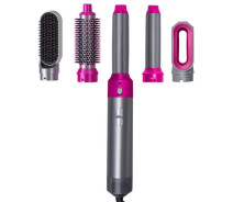 Придбати - стайлер  Мультистайлер для волосся RIAS Hot Air Styler 5в1 з феном 1000W Grey/Pink (3_02764)