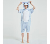 Придбати - жіноче кігурумі  Кігурумі доросла BearWear Котик літня (крижаний шовк) 159 - 167 см M Блакитний (1000230-M)