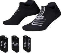 Придбати - жіночу шкарпетку  Шкарпетки жіночі Nike W NK EVERYDAY PLUS LTWT NS 3PR чорні (3 пари) DH5474-903 Розмір 35-38 (DH5474-903_35-38)