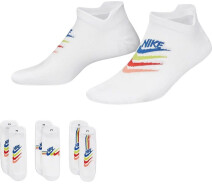 Придбати - жіночу шкарпетку  Шкарпетки жіночі Nike W NK EVERYDAY PLUS LTWT NS 3PR білі (3 пари) DH5474-902 Розмір 35-38 (DH5474-902_35-38)