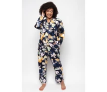 Придбати - жіночу піжаму  Жіноча піжама Cyberjammies Estelle 9527-9528 12/M Синій з квітковим принтом (5051877448414)