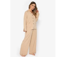 Придбати - жіночу піжаму  Піжама жіноча Pretty You London Studio PJ-Sand L-XL Бежевий (5056372009276)