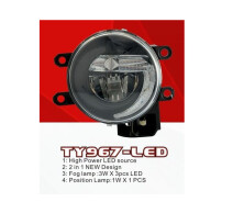 Придбати - автофару  Протитуманні фари Toyota Cars TY-967L LED-12V9W+2W FOG+Position Lamp з проводкою