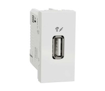 Придбати - розетку и выключатель  Розетка USB Schneider Unica New NU342818 біла