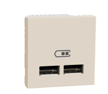 Придбати - розетку и выключатель  Розетка USB Schneider Unica New NU341844 слонова кістка