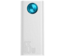 Придбати - універсальну мобільну батарею  Power Bank Baseus Amblight Digital Display Quick Charge 65W 30000mAh White (PPLG-A02)