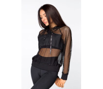 Придбати - жіночу кофту  Жіноча спортивна сітка - худі Designed for Fitness Basic Mesh XS/S Black