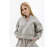 Придбати - жіночий реглан  Жіночий Реглан Nike W NSW TP TFADV QZ NKFWD Сірий S (7dDQ6999-077 S)