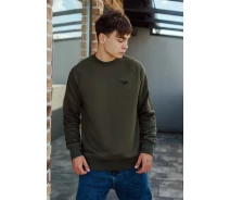 Придбати - чоловічий світшот  Світшот кольору хакі з логотипом Staff khaki logo (p47-0200-XXL)