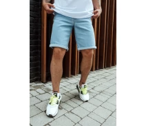 Придбати - чоловічі шорти  Джинсові блакитні шорти Staff light blue slim (p12-0552-31)