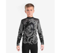 Придбати - дитячу спортивну кофту  Рашгард Berserk Sport Samuray kids Сірий 3XS