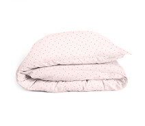 Придбати - підковдру  Підковдра дитяча 110х140 MINI DOTS CS4 (DotsGreyRose_140q)