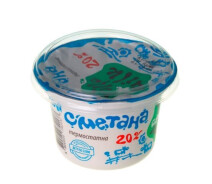 Придбати - продовольственный товар  Сметана термостатна 20% Villa Milk 200 г (4820220740137)