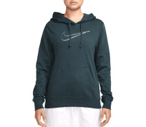 Придбати - жіноче худі  Худі жіноча Nike NS PE CLB FLC SHINE OS PO зелена FB8763-328 Розмір M (FB8763-328_M)