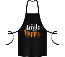 Придбати - фартух  Фартух з принтом Арбуз Just smile and be happy 68 см Чорний