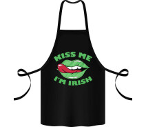 Придбати - фартух  Фартух з принтом Арбуз Kiss me I'm irish 68 см Чорний