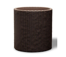 Придбати - горшок для цветов   Горщик для квітів (кашпо) Keter Cylinder Planter L (17197837) Коричневий