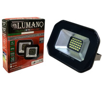 Придбати - прожектор  Прожектор SMD 20W LU-TURBO-20-BLACK 6500K IP65 LUMANO (000017222)