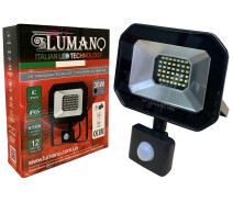 Придбати - прожектор  Прожектор із датчиком руху 30W LU-TURBO-S30 6500K IP65 LUMANO (000017233)