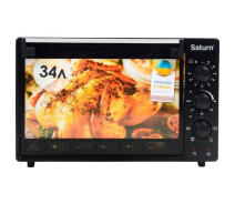 Придбати - електричну піч  Електропіч Saturn ST-EC 3402 Black