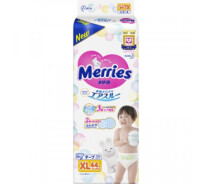 Придбати -  Підгузок Merries для дітей XL 12-20 кг 44 шт (543933)