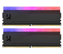 Придбати - оперативну пам'ять  Модуль пам'яті GoodRam DDR5 64GB (2x32) IRDM 5600MHz RGB Black (IRG-56D5L30/64GDC)