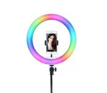 Придбати - кільцеве світло  Кільцева LED лампа RGB WH-34 34cm із тримачем