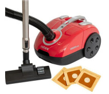 Придбати -  Потужний пилосос Rotex RVB18-E Red для сухого чищення будинку з мішком 1800 Вт Червоний (13927)