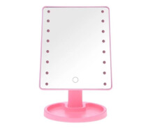 Придбати - зеркало  Настільне дзеркало з підсвічуванням Large 16 LED Mirror 5308 pink