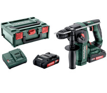 Придбати - перфоратор  Акумуляторний перфоратор Metabo BH 18 LTX BL 16, 12 В, 2 акумуляторні блоки Li-Power (12 В / 2,0 Ач) (MetaBox) 600324500 (5907)