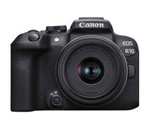Придбати - фотоапарат  Бездзеркальний фотоапарат Canon EOS R10 Kit RF-S 18-45mm f4.5-6.3 IS STM (5331C047) [87257]