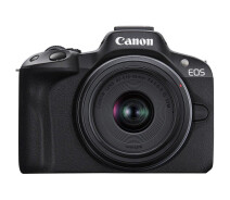 Придбати - фотоапарат  Фотоапарат Canon EOS R50 kit RF-S 18-45mm IS STM Black (5811C033) (250207)