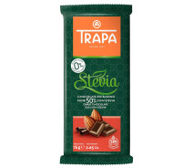 Придбати - шоколад  Шоколад без глютена та без цукру "Чорний 50%" Stevia Trapa 75 г (8410679030024)