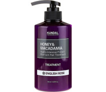 Придбати - корейський кондиціонер для волосся  Поживний кондиціонер Honey & Macadamia Protein Hair Treatment English Rose Kundal 500 мл