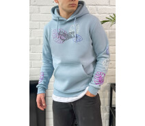Придбати - чоловіче худі  Світло-синє тепле худі Staff leafs fleece (p47-0394-XS)