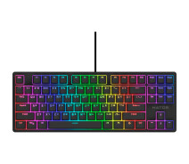 Придбати - клавіатуру  Клавіатура Hator Rockfall 2 Mecha TKL Orange USB Black (HTK-520) [97955]