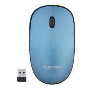 Придбати - мишку для ноутбука  Миша Gemix GM195 Wireless Blue (GM195Bl) (517474-01)