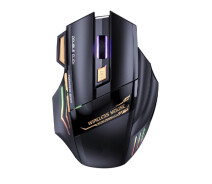 Придбати - мишку для ноутбука  Бездротова миша 2.4ГГц та Bluetooth АКБ підсвічування iMice GW-X7 чорний