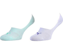 Придбати - чоловічу шкарпетку  Шкарпетки Puma FOOTIE 2P UNISEX м'ятно-фіолетові (2 пари) 141011001-004 Розмір 39-42 (141011001-004_39-42)